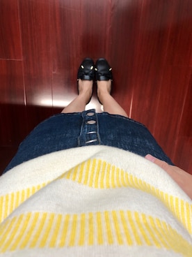 「MK MICHEL KLEIN（エムケーミッシェルクラン）のアイテム（スリッポン）」を使った、kacakacaさん（レディース・163cm）の秋コーディネート