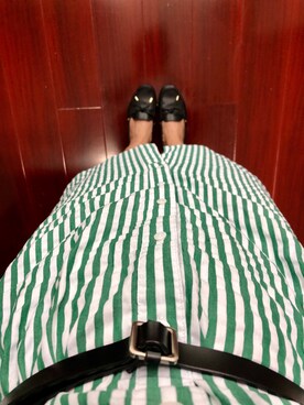 「MK MICHEL KLEIN（エムケーミッシェルクラン）のアイテム（スリッポン）」を使った、kacakacaさん（レディース・163cm）の春コーディネート