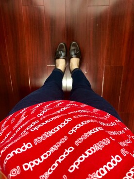 「Roots Canadaのアイテム（トップス）」を使った、kacakacaさん（レディース・163cm）の夏コーディネート