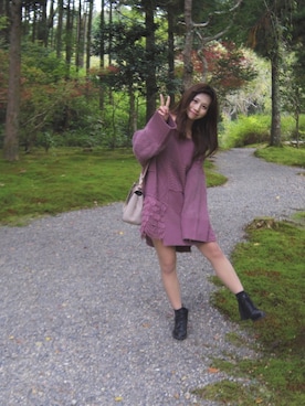 「アイテム（ピアス（両耳用））」を使った、M⃝I⃝S⃝U⃝Z⃝U⃝さん（レディース・158cm・20代）の秋コーディネート