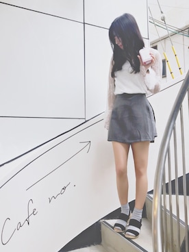 「アイテム（ピアス（両耳用））」を使った、M⃝I⃝S⃝U⃝Z⃝U⃝さん（レディース・158cm・20代）の夏コーディネート