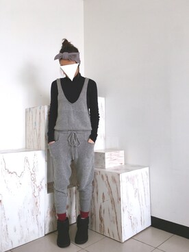 「Days（デイズ）のアイテム（トップス）」を使った、Lin A Juさん（レディース・164cm）の冬コーディネート