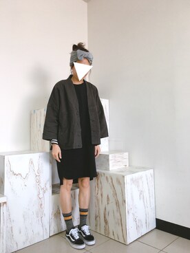 Lin A Juさん（レディース・164cm）の冬コーディネート