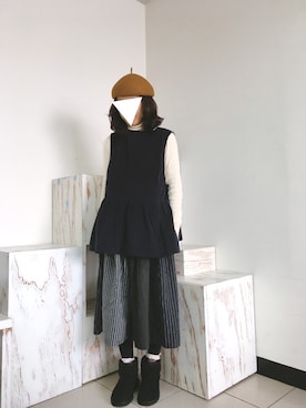 「Days（デイズ）のアイテム（トップス）」を使った、Lin A Juさん（レディース・164cm）の冬コーディネート