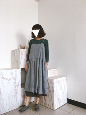 「Cienta（シエンタ）のアイテム」を使った、Lin A Juさん（レディース・164cm）の春コーディネート