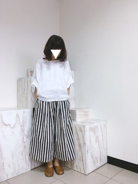 「Diu（ディウ）のアイテム」を使った、Lin A Juさん（レディース・164cm）の春コーディネート