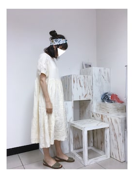 「a la sha（-）のアイテム」を使った、Lin A Juさん（レディース・164cm）の夏コーディネート