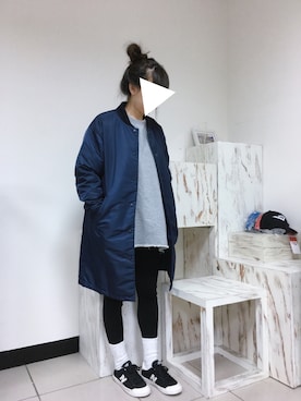 「Loiter（ロイター）のアイテム」を使った、Lin A Juさん（レディース・164cm）の春コーディネート