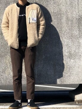 「URBAN RESEARCH DOORS（アーバンリサーチドアーズ）のアイテム（レッグウェア）」を使った、ToTaさん（メンズ・170cm）の冬コーディネート