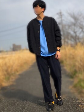 「URBAN RESEARCH（アーバンリサーチ）のアイテム（カバーオール）」を使った、ToTaさん（メンズ・170cm）の春コーディネート