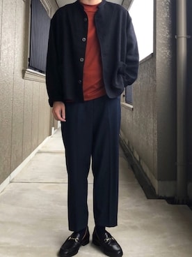「URBAN RESEARCH（アーバンリサーチ）のアイテム（カバーオール）」を使った、ToTaさん（メンズ・170cm）の春コーディネート