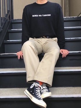 「URBAN RESEARCH DOORS（アーバンリサーチドアーズ）のアイテム（レッグウェア）」を使った、ToTaさん（メンズ・170cm）の春コーディネート