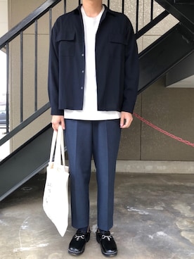 ソックス 靴下 ブルー系 を使った サボサンダル の人気ファッションコーディネート Wear
