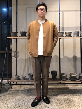 「ラブアンドピース2020」｜「アイテム（ジャケット/アウター）」を使った、ToTaさん（メンズ・170cm）の秋コーディネート