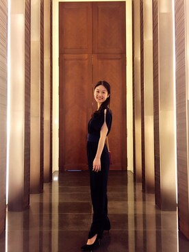 「アイテム（つなぎ/オールインワン、その他）」を使った、annie leungさん（レディース・160cm）の春コーディネート