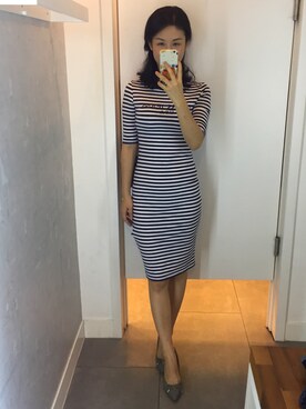 「Guess（ゲス）のアイテム（ワンピース/ドレス）」を使った、annie leungさん（レディース・160cm）の夏コーディネート