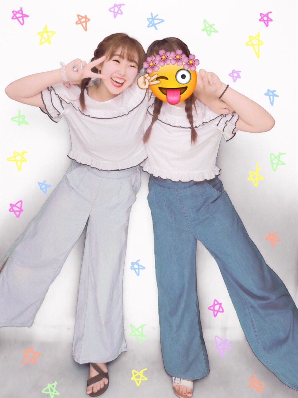 「GU、ZARA、おそろいコーデ、コンサート、AAA LIVE」｜「GUのアイテム（パンツ、ブルー系）」を使った、なっちさん（レディース・154cm）の夏コーディネートの1枚目の写真