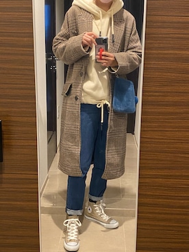 「LAZY SUSAN（レイジースーザン）のアイテム」を使った、Suzuさん（レディース・170cm）の秋コーディネート