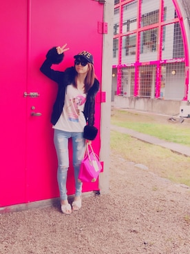 「Rady（レディー）のアイテム（バッグ）」を使った、みんみんさん（レディース・161cm）の春コーディネート