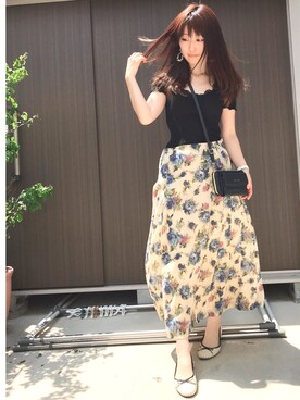 「SCAPA（スキャパ）のアイテム」を使った、みんみんさん（レディース・161cm）の春コーディネート