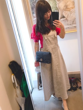 「AILE（エール）のアイテム」を使った、みんみんさん（レディース・161cm）の夏コーディネート