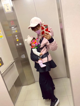 「アイテム（ワンピース/ドレス）」を使った、みんみんさん（レディース・161cm・40代）の冬コーディネート