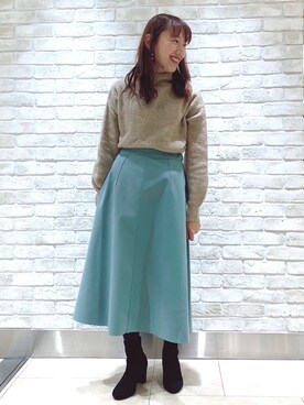 mayu suzukiさん（レディース・152cm）の冬コーディネート