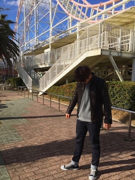 summerさん（メンズ・178cm）の冬コーディネート