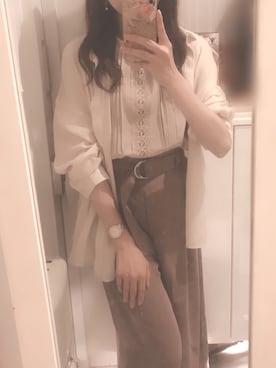 「WIRED ｆ（ワイアード　エフ）のアイテム」を使った、rei♡さん（レディース・161cm）の夏コーディネート