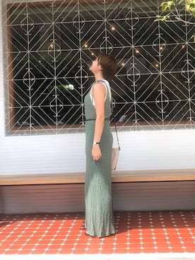 「アイテム（ワンピース/ドレス）」を使った、る か おさん（レディース・168cm・10代）の夏コーディネート