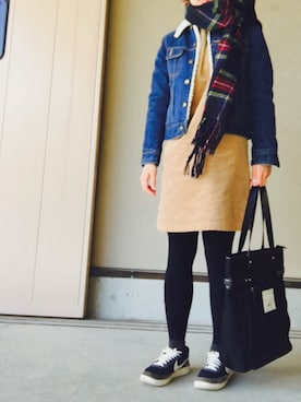 「Another Edition」｜「アイテム（レッグウェア）」を使った、ta_______mさん（レディース・160cm）の冬コーディネート