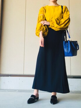 「STUDIOUS（ステュディオス）のアイテム（ブーティ）」を使った、ta_______mさん（レディース・160cm）の春コーディネート