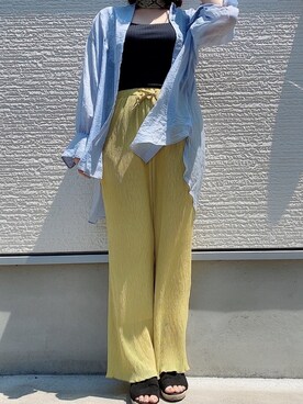 𝐦𝐢𝐬𝐚さん（レディース・161cm）の夏コーディネート