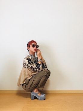 「Jeffrey Campbell（ジェフリーキャンベル）のアイテム（パンプス）」を使った、panzy さん（レディース・171cm）の春コーディネート