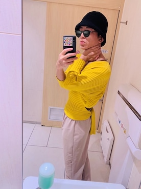 「venit（ヴェニット）のアイテム」を使った、panzy さん（メンズ・171cm）の冬コーディネート