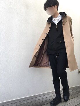 「STUDIOUS SELECT(STUDIOUS SELECT)」｜「アイテム（その他シューズ）」を使った、Y.Tさん（メンズ・169cm）の春コーディネート