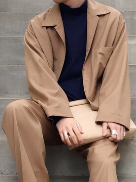 「AURALEE」｜Y.Tさん（メンズ・169cm）の春コーディネート