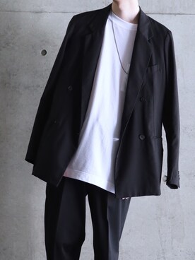 「tim.（ティム）のアイテム（トップス）」を使った、Y.Tさん（メンズ・169cm）の夏コーディネート