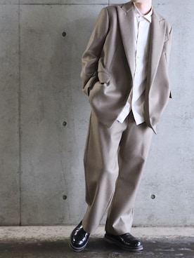 「AURALEE」｜Y.Tさん（メンズ・169cm）の秋コーディネート