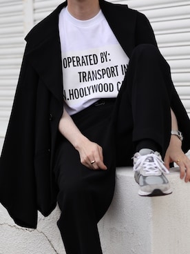 「グラフィックＴ」｜「アイテム（ブルゾン）」を使った、Y.Tさん（メンズ・169cm）の春コーディネート