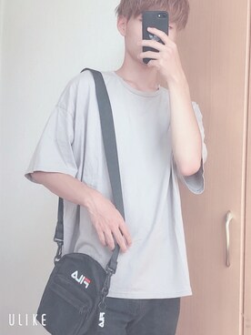 「FILA（フィラ）のアイテム（バッグ）」を使った、koたさん（メンズ・171cm）の夏コーディネート
