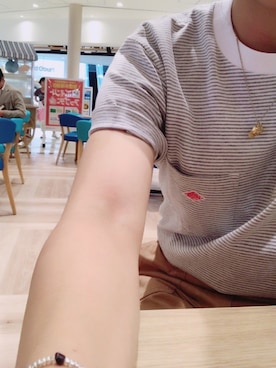 「Teva（テバ）のTeva / プラットフォーム ユニバーサル（サンダル）」を使った、ちゃんさん（レディース・153cm）の夏コーディネート