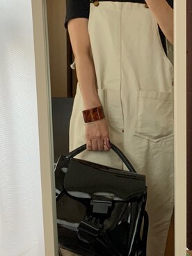 「SLY（スライ）のアイテム（リング）」を使った、Yuko★さん（レディース・149cm）の春コーディネート