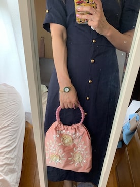 「Diosfront（ディオスフロント）のアイテム（ワンピース/ドレス）」を使った、Yuko★さん（レディース・149cm）の夏コーディネート