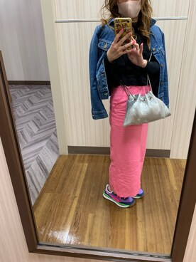 「Lee（リー）のアイテム（ジャケット/アウター）」を使った、Yuko★さん（レディース・149cm）の春コーディネート
