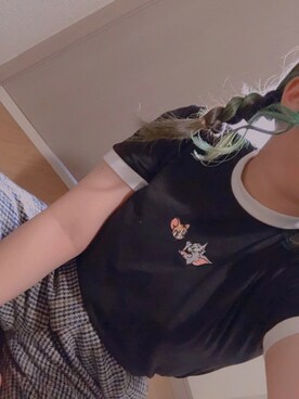 「Instagramもよかったらよろしくお願いします🙇」｜はさん（レディース・148cm）の春コーディネート