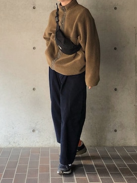 「Graphpaper（グラフペーパー）のアイテム（その他アウター）」を使った、Toy’s さん（メンズ・171cm）の冬コーディネート