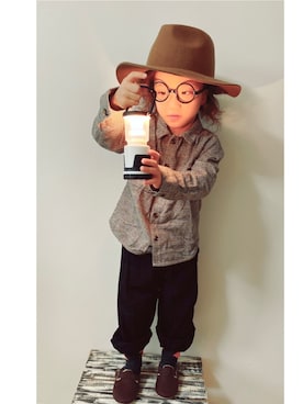 かりんとうさん(キッズ・100cm)の冬コーディネート