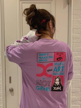 牧村千穂さん(レディース・158cm)の春コーディネート