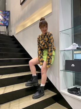 牧村千穂さん（レディース・158cm）の春コーディネート